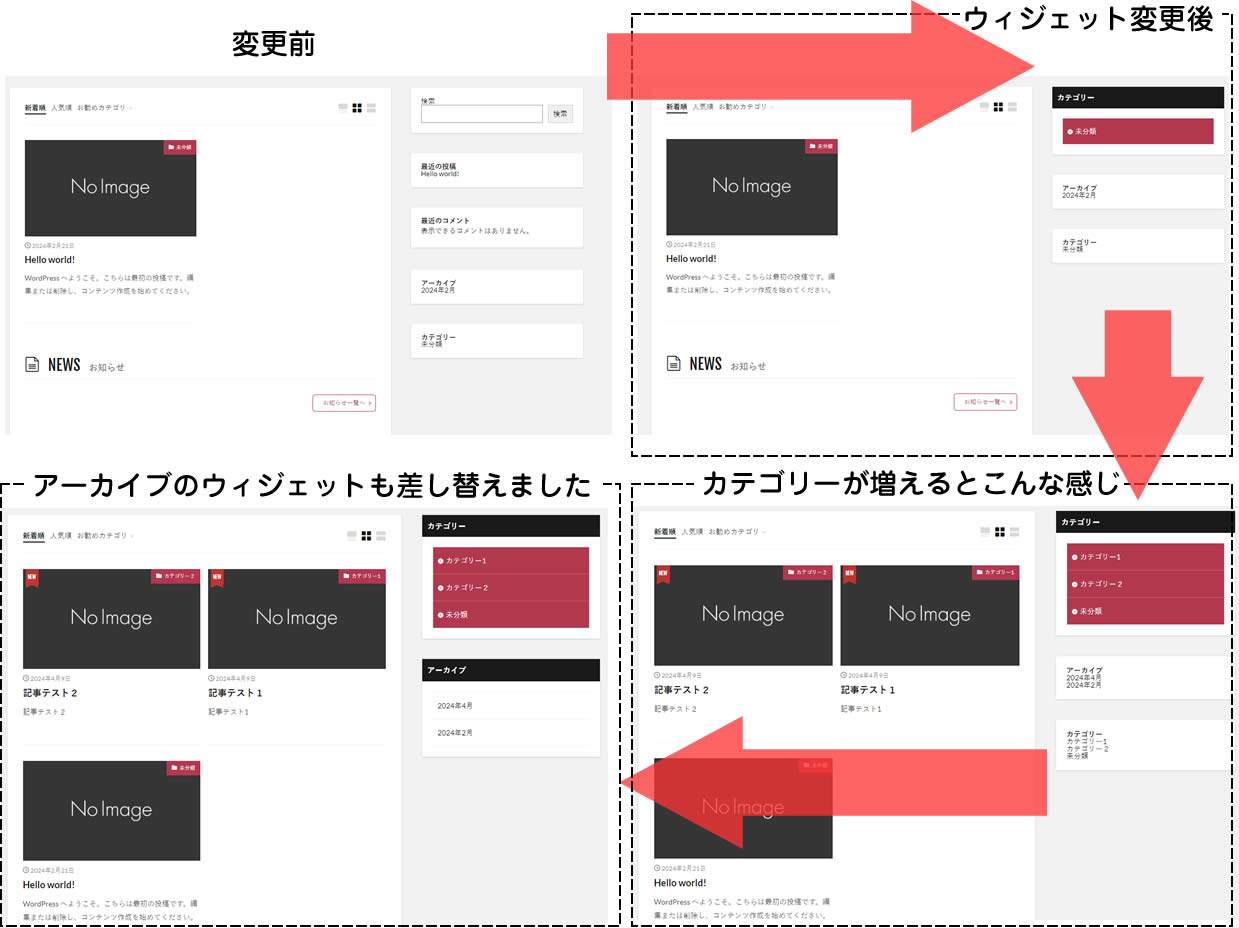 ブログの表示を確認してみます。